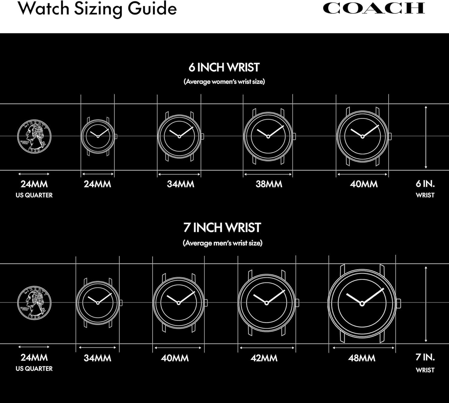 imageCoach Greyson Womens Watch  Enhancing Elegance for Every Event  Water ResistantGrey