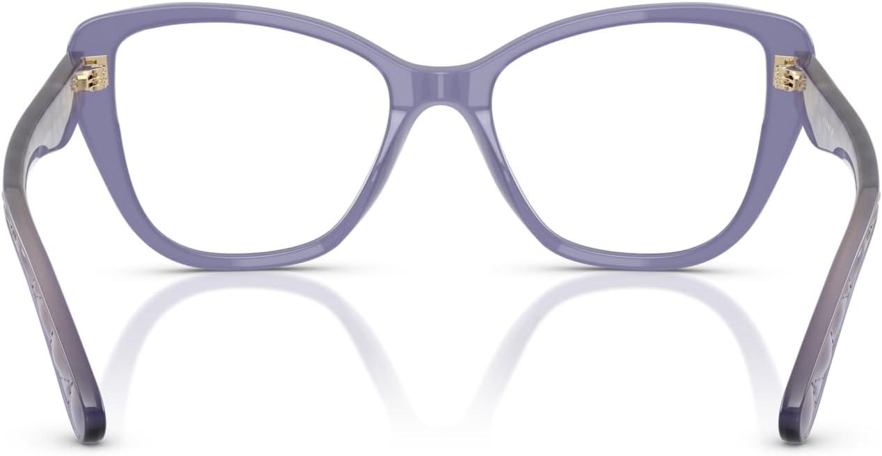 imageCoach Womens Hc6255u Universal Fit Cat Eye Prescription Eyewear FramesMilky LavenderDemo Lens