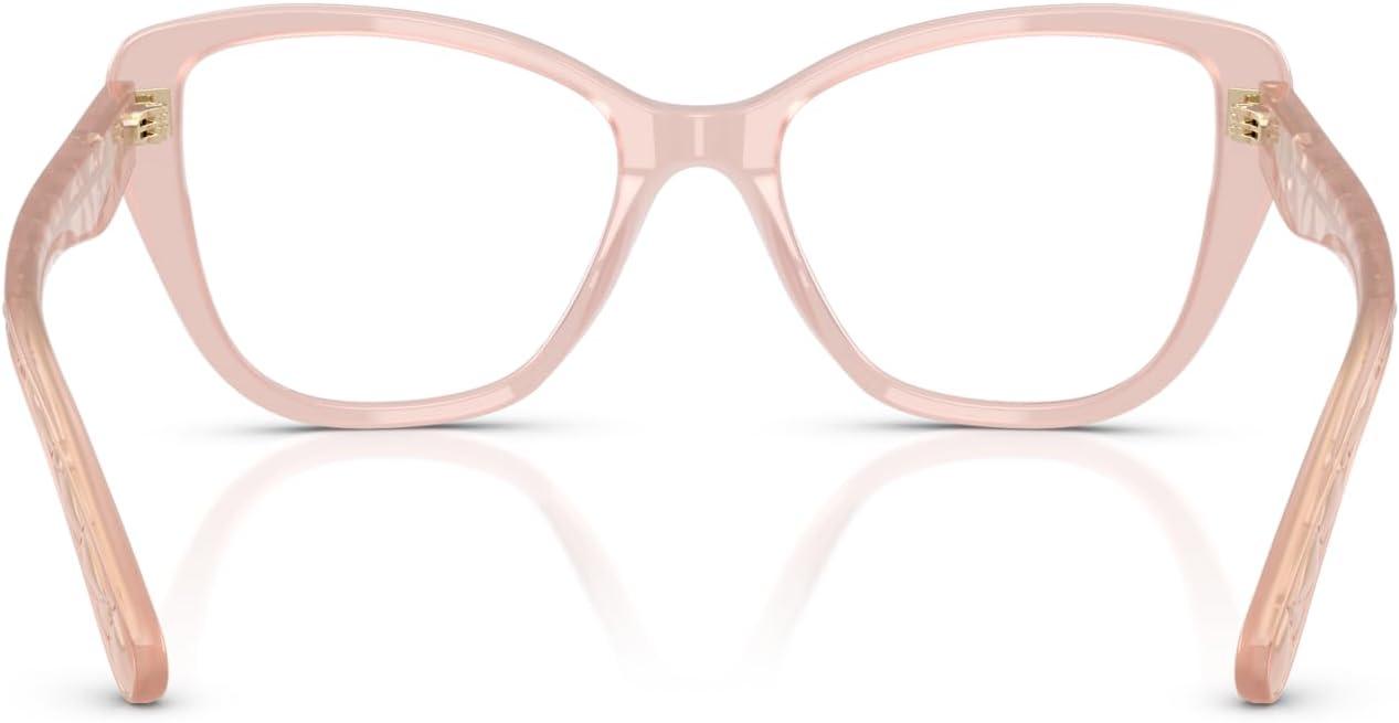 imageCoach Womens Hc6255u Universal Fit Cat Eye Prescription Eyewear FramesMilky PinkDemo Lens