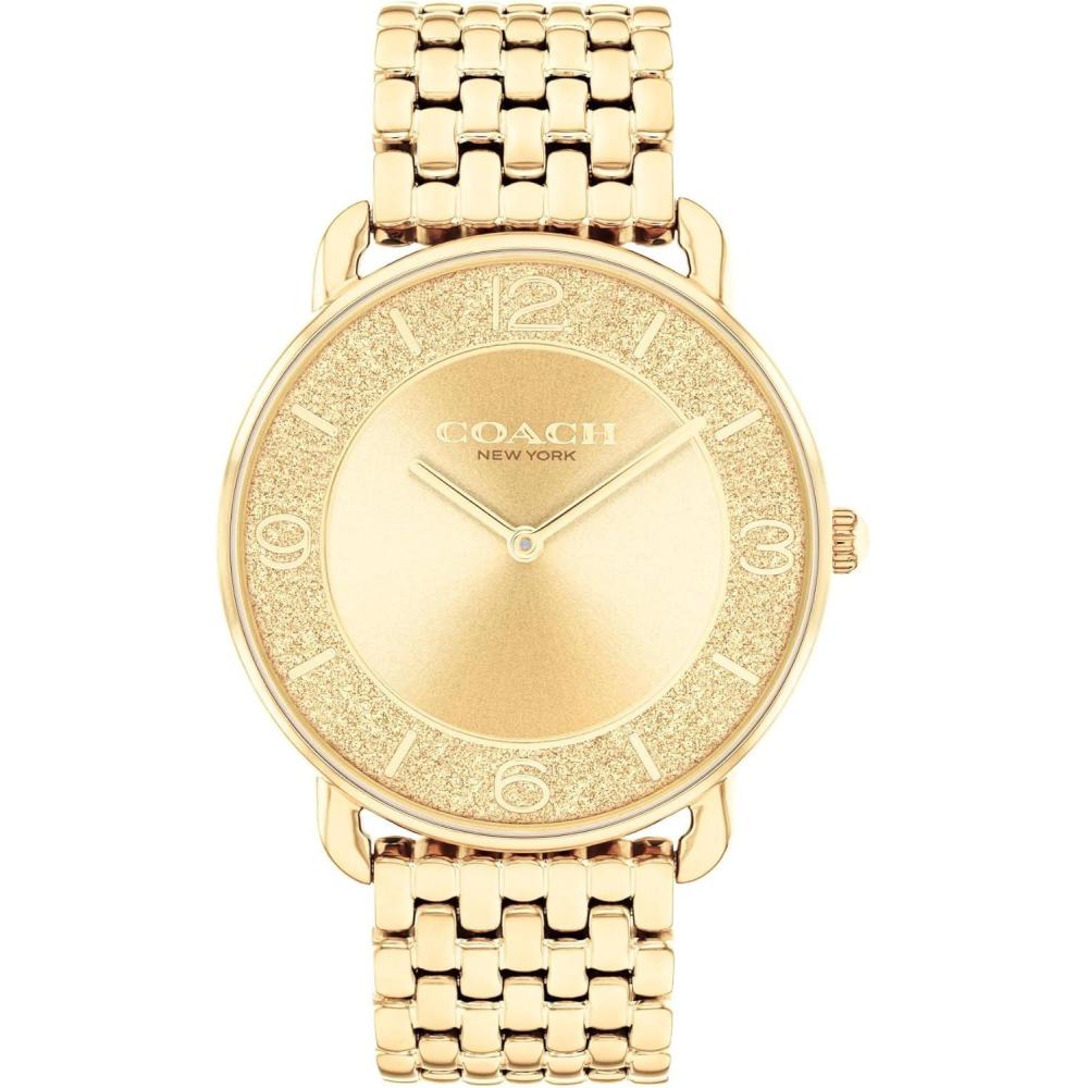 imageCoach Elliot Womens 2H Quartz Watch  Stainless Steel Bracelet  Water Resistant up to 3ATM30 Meters  Premium Fashion  Classic Minimalist Design for Everyday Wear  28mm