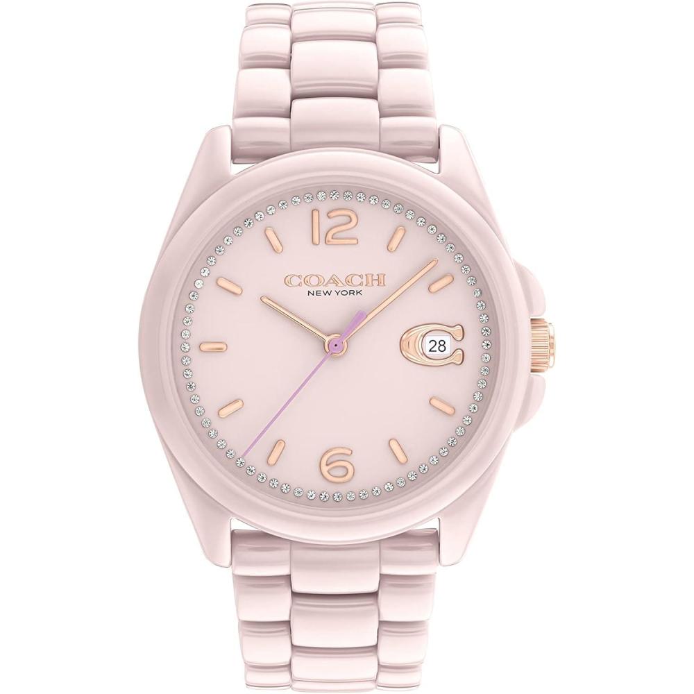 imageCoach Greyson Womens Ceramic Watches  Enhancing Elegance for Every Event  Water ResistantPink