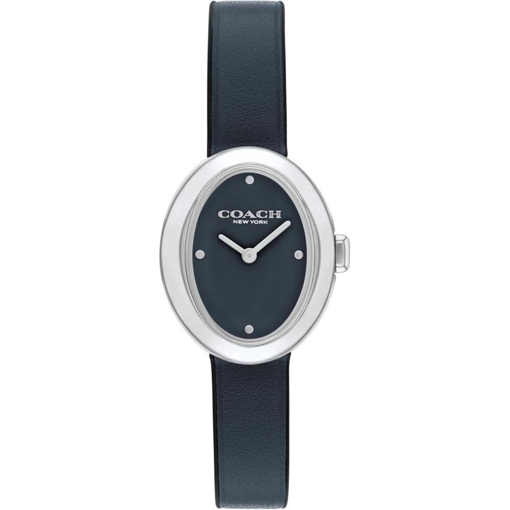 imageCoach Sammy Womens  2H Quartz Watch  Calfskin Leather Strap  Water Resistant up to 3ATM30 Meters  Gift for Her  Modern Design  Perfect for Everyday Wear  225mmNavy