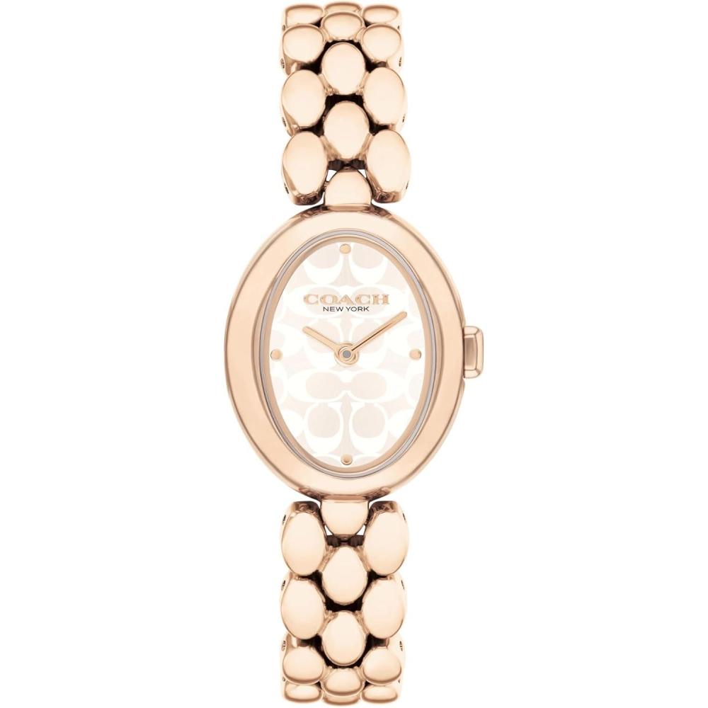 imageCoach Sammy Womens  2H Quartz Watch  Stainless Steel Bracelet  Water Resistant up to 3ATM30 Meters  Gift for Her  Modern Design  Perfect for Everyday Wear  225mmCarnation Gold
