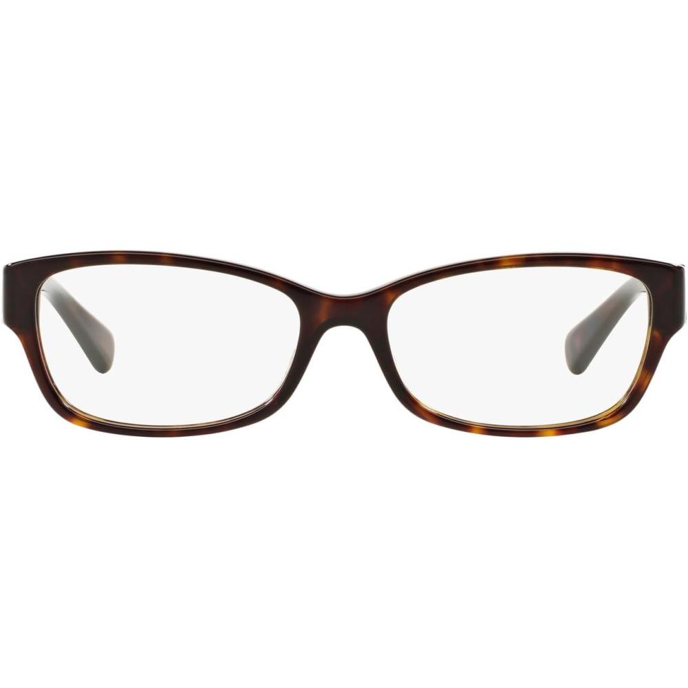 imageCoach Womens Hc6078 Rectangular Prescription Eyewear FramesDark TortoiseDemo Lens