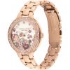 imageCOACH Chelsea Womens 2H Quartz Watch  36mm Stainless Steel Bracelet  CrystalSet Bezel with Floral Design  Premium Fashion Timepiece  Gift for HerRose Gold