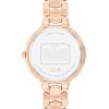 imageCOACH Chelsea Womens 2H Quartz Watch  36mm Stainless Steel Bracelet  CrystalSet Bezel with Floral Design  Premium Fashion Timepiece  Gift for HerRose Gold
