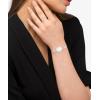 imageCOACH Sammy Womens 2H Quartz Watch  JewelryInspired 225mm Bangle Watch  Modern and Elegant Everyday Timepiece  Gift for HerSilverWhite
