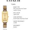 imageCoach Cadie Womens Watch  Timeless and Aesthetic  Designed for Every Occasion  Water Resistant Model 14504192