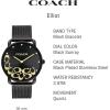 imageCoach Elliot Womens Watch  Sleek Design with Scatter Cs  Timeless Style for Any Occasion  Gift for Her  WaterResistant  36 mmBlack