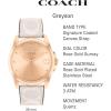 imageCoach Greyson Womens Watch  Enhancing Elegance for Every Event  Water ResistantGrey
