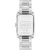 imageCoach Reese Womens Watch  2H Quartz Tank Watch with CrystalSet Link Bracelet  Water Resistant 3 ATM30 Meters  Gift for Her  Premium Fashion Timepiece for Every Occasion  24mmSilver