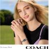 imageCoach Sammy Womens  2H Quartz Watch  Stainless Steel Bracelet  Water Resistant up to 3ATM30 Meters  Gift for Her  Modern Design  Perfect for Everyday Wear  225mmSilver  Black