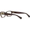 imageCoach Womens Hc6078 Rectangular Prescription Eyewear FramesDark TortoiseDemo Lens