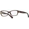 imageCoach Womens Hc6078 Rectangular Prescription Eyewear FramesDark TortoiseDemo Lens