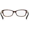imageCoach Womens Hc6078 Rectangular Prescription Eyewear FramesDark TortoiseDemo Lens