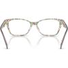 imageCoach Womens Hc6248u Rivet Universal Fit Cat Eye Prescription Eyewear FramesMilky VioletFloral FieldDemo Lens