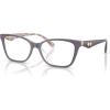 imageCoach Womens Hc6248u Rivet Universal Fit Cat Eye Prescription Eyewear FramesMilky VioletFloral FieldDemo Lens