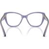imageCoach Womens Hc6255u Universal Fit Cat Eye Prescription Eyewear FramesMilky LavenderDemo Lens