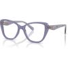 imageCoach Womens Hc6255u Universal Fit Cat Eye Prescription Eyewear FramesMilky LavenderDemo Lens