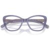 imageCoach Womens Hc6255u Universal Fit Cat Eye Prescription Eyewear FramesMilky LavenderDemo Lens