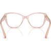 imageCoach Womens Hc6255u Universal Fit Cat Eye Prescription Eyewear FramesMilky PinkDemo Lens