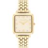 imageCOACH Cass Womens 2H Quartz Watch  28mm Square Stainless Steel Bracelet  Premium Fashion Timepiece  Gift for HerGold Plated