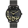 imageCoach Elliot Womens Watch  Sleek Design with Scatter Cs  Timeless Style for Any Occasion  Gift for Her  WaterResistant  36 mmBlack