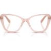 imageCoach Womens Hc6255u Universal Fit Cat Eye Prescription Eyewear FramesMilky PinkDemo Lens