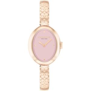 imageCOACH Sammy Womens 2H Quartz Watch  JewelryInspired 225mm Bangle Watch  Modern and Elegant Everyday Timepiece  Gift for HerCarnation Gold