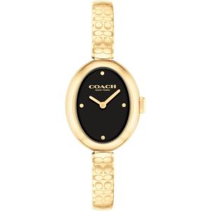 imageCOACH Sammy Womens 2H Quartz Watch  JewelryInspired 225mm Bangle Watch  Modern and Elegant Everyday Timepiece  Gift for HerGold Plated