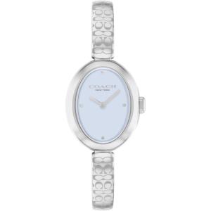 imageCOACH Sammy Womens 2H Quartz Watch  JewelryInspired 225mm Bangle Watch  Modern and Elegant Everyday Timepiece  Gift for HerSilverBlue