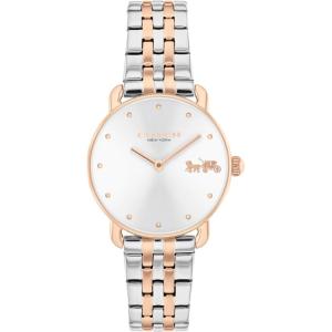 imageCoach Elliot Womens Watch  2H Quartz Watch with Link Bracelet  Water Resistant 3 ATM30 Meters  Premium Fashion  Classic Minimalist Design for Everyday Wear  28mm Small