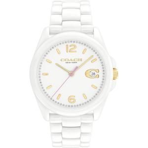 imageCoach Greyson Womens Ceramic Watches  Enhancing Elegance for Every Event  Water ResistantWhite