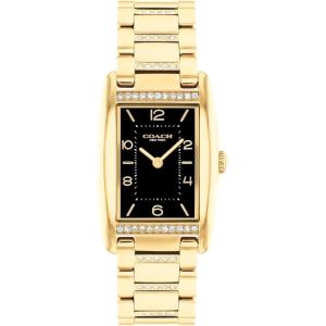 imageCoach Reese Womens Watch  2H Quartz Tank Watch with CrystalSet Link Bracelet  Water Resistant 3 ATM30 Meters  Gift for Her  Premium Fashion Timepiece for Every Occasion  24mm