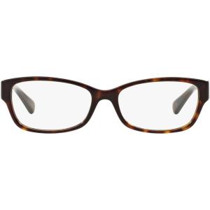 imageCoach Womens Hc6078 Rectangular Prescription Eyewear FramesDark TortoiseDemo Lens
