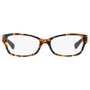 imageCoach Womens Hc6078 Rectangular Prescription Eyewear FramesTeal Confetti TortoiseDemo Lens