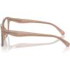 imageCOACH Womens Hc6231u Sculpted C Hardware Universal Fit Rectangular Prescription Eyewear FramesMilky Light BrownDemo Lens