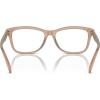 imageCOACH Womens Hc6231u Sculpted C Hardware Universal Fit Rectangular Prescription Eyewear FramesMilky Light BrownDemo Lens