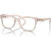 imageCOACH Womens Hc6231u Sculpted C Hardware Universal Fit Rectangular Prescription Eyewear FramesMilky PinkDemo Lens