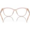 imageCOACH Womens Hc6232u Sculpted C Hardware Universal Fit Square Prescription Eyewear FramesMilky PinkDemo Lens