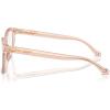 imageCOACH Womens Hc6242u Universal Fit Square Prescription Eyewear FramesTransparent Dusty RoseDemo Lens