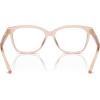imageCOACH Womens Hc6242u Universal Fit Square Prescription Eyewear FramesTransparent Dusty RoseDemo Lens