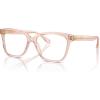 imageCOACH Womens Hc6242u Universal Fit Square Prescription Eyewear FramesTransparent Dusty RoseDemo Lens