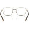 imageCoach Mens Hc5186 Square Prescription Eyewear FramesAntique GoldDemo Lens