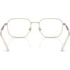 imageCoach Mens Hc5186 Square Prescription Eyewear FramesSatin Light GoldDemo Lens