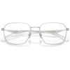 imageCoach Mens Hc5186 Square Prescription Eyewear FramesSatin SilverDemo Lens