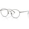 imageCoach Mens Hc5190td Round Prescription Eyewear FramesSatin GunmetalDemo Lens