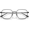 imageCoach Mens Hc5191td Square Prescription Eyewear FramesSatin BlackDemo Lens