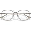 imageCoach Mens Hc5191td Square Prescription Eyewear FramesSatin GunmetalDemo Lens