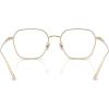 imageCoach Mens Hc5191td Square Prescription Eyewear FramesShiny Light GoldDemo Lens